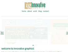Tablet Screenshot of innovativegraphicsdesign.com